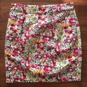 Tulle Anthropologie Floral Skirt